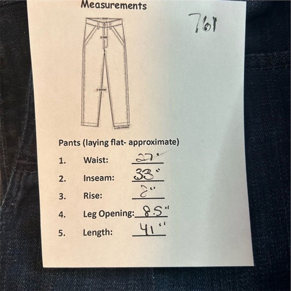 AG Adriano Goldschmied Angel Jeans Women's Size 27 Blue Straight Leg - Picture 11 of 11